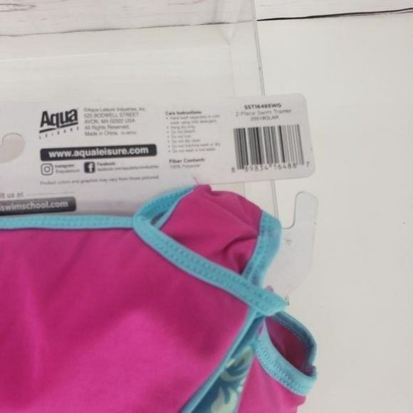 Swim School 2 Piece Swim Trainer With Matching Swimsuit Level 2 Age 2-4 - Picture 6 of 11